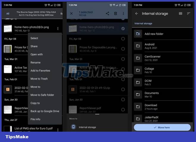 7 tips to know to manage files on Android Picture 3