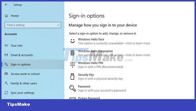 7 ways to fix Windows PIN not working in Windows 10 Picture 5