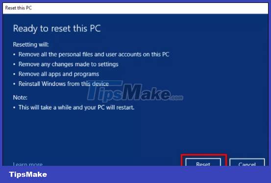 Computer Tips : How to reset Windows 11 to its original state Picture 7