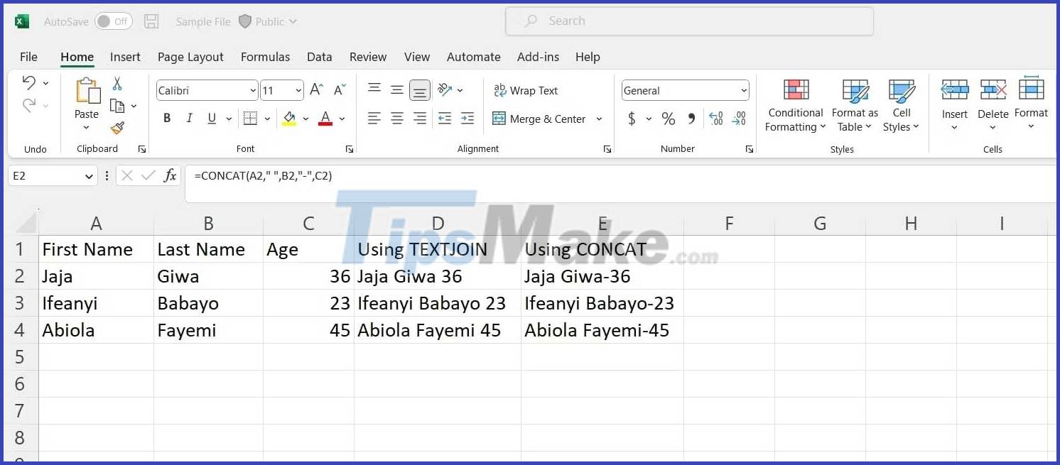 CONCAT vs. TEXTJOIN: Which function should I choose to concatenate data ...