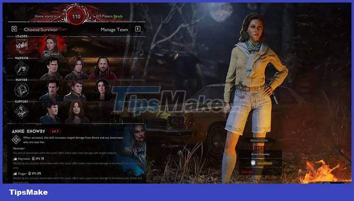 Evil Dead: The Game Survivor Characters Abilities Picture 2