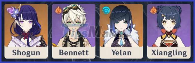 Genshin Impact: Suggestions for a squad to conquer La Hoan 3.6 Picture 2