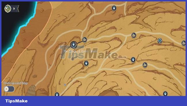 Picture 2 of Genshin Impact: Summary of the location of the Mystic Stone in Hadramaveth . Desert