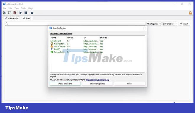 How to add a search engine to qBittorrent Picture 9