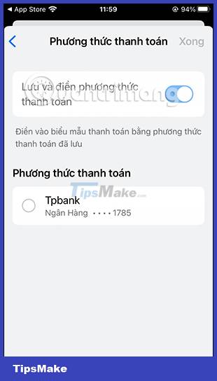 How to add payment information on Chrome Picture 6
