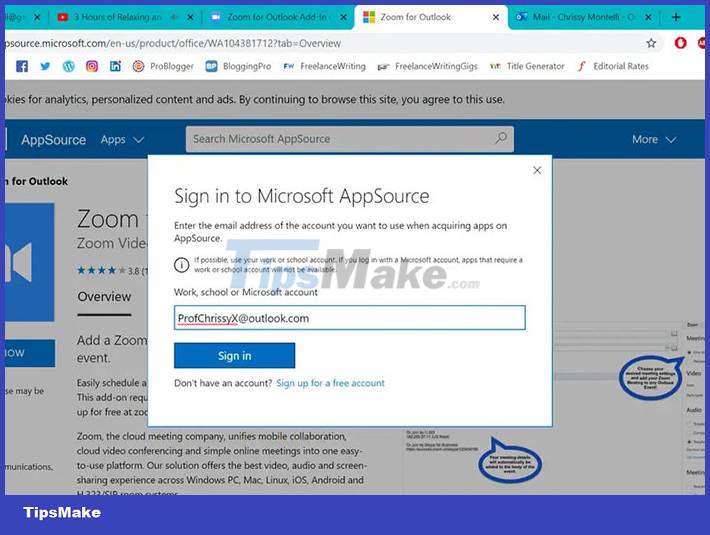 How to add Zoom to your Microsoft Outlook account for online meetings Picture 3
