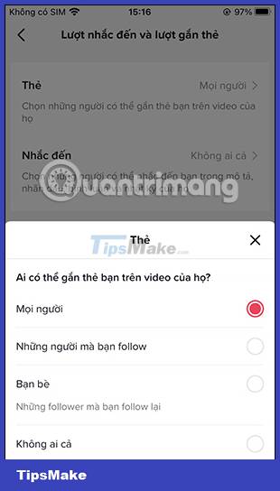 How to block tagging your TikTok account Picture 9
