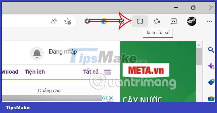 How to browse 2 websites at the same time on Microsoft Edge Picture 5