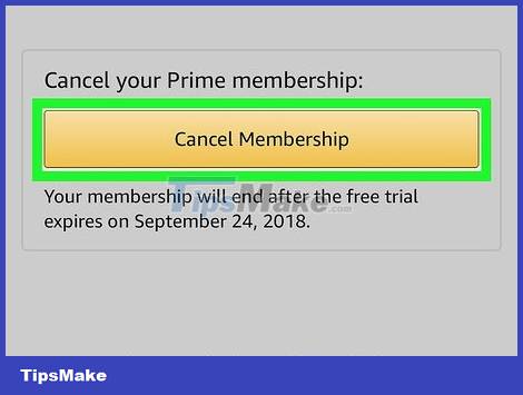 if i cancel my free trial of amazon prime