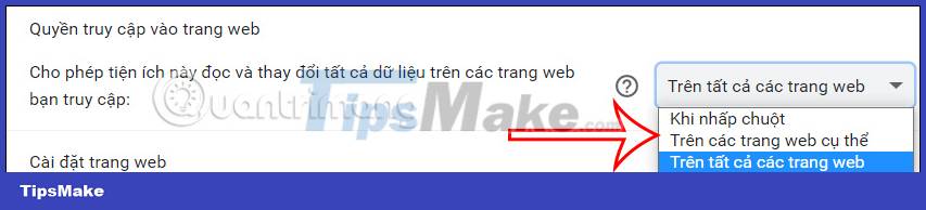 How to change extension access rights on Chrome Picture 4