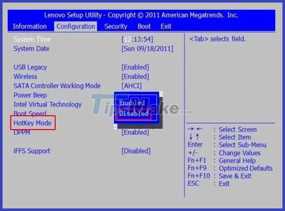 How to change the function of the Fn key on Windows 10 and 11 Picture 8