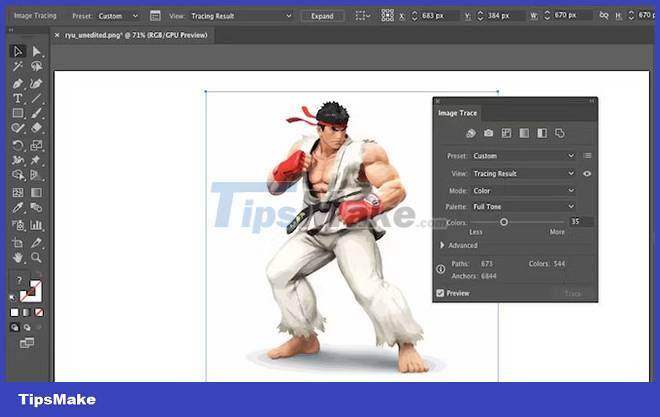 How to convert an image to vector in Adobe Illustrator Picture 8