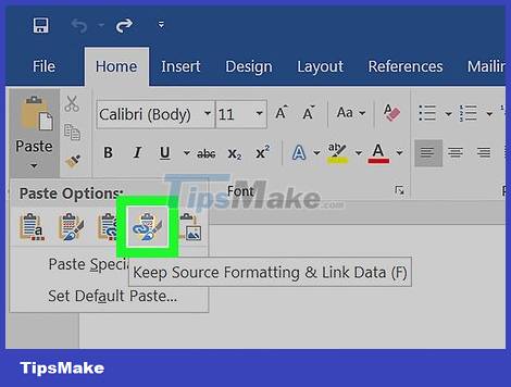 How to Convert Excel to Word Picture 11