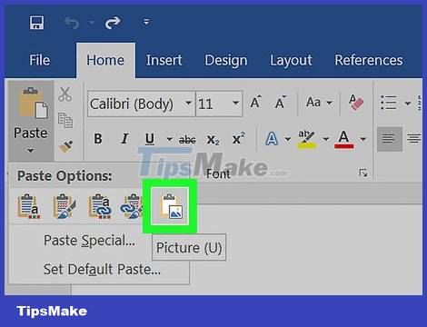 How to Convert Excel to Word Picture 13