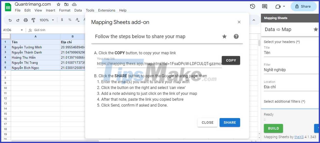 How To Create A Custom Map In Google Sheets