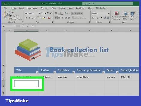 How to Create a List in Cells in Excel Picture 1