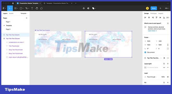 How to create a master template for presentations in Figma Picture 10