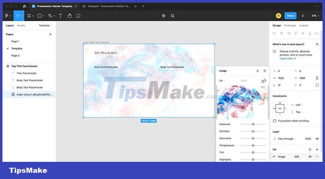 How to create a master template for presentations in Figma Picture 6