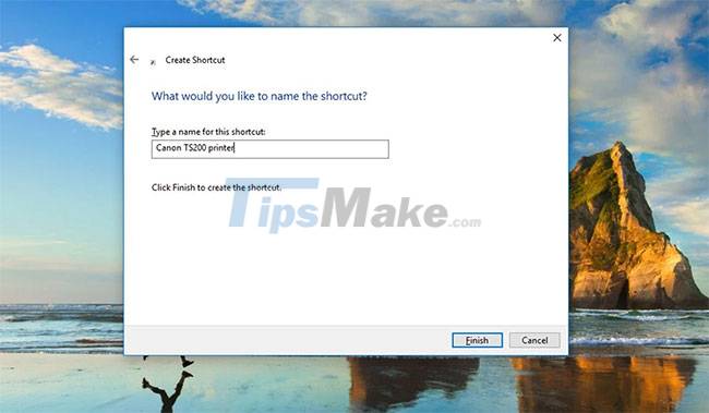 How to create a printer shortcut on Windows 10 Picture 7
