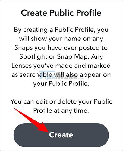 How to create a public profile on Snapchat Picture 5
