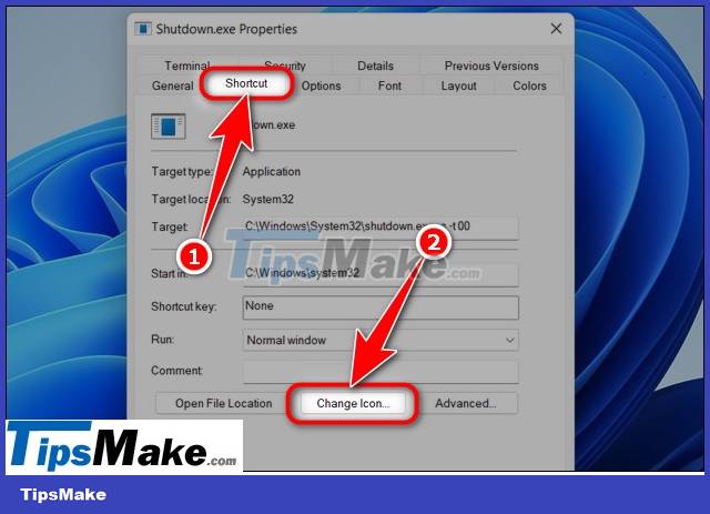 How to create a shutdown button on Windows 11 outside the computer screen Picture 5