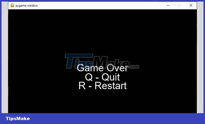How to create a Start menu and a Game Over screen with PyGame Picture 3