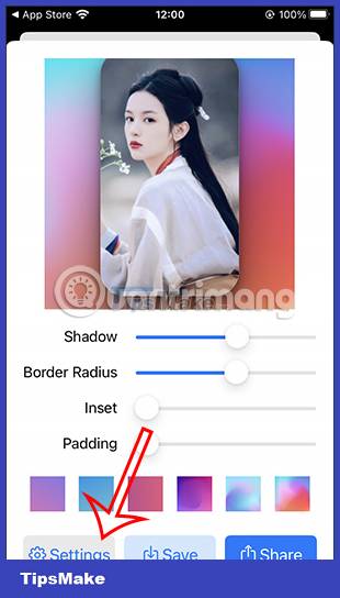 How to create background for photos on Xnapper application Picture 6