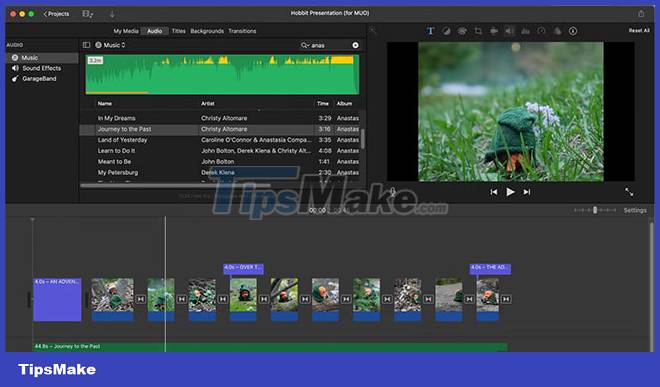 How to create photo slideshow in iMovie - TipsMake.com