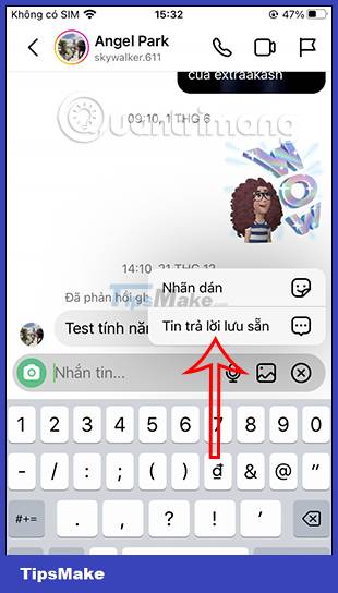 How to create quick reply messages on Instagram Picture 12