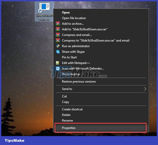 How to create Slide to Shutdown function on Windows 10 - TipsMake.com