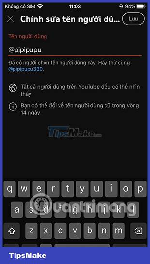 How to create YouTube username, create @username YouTube Picture 11