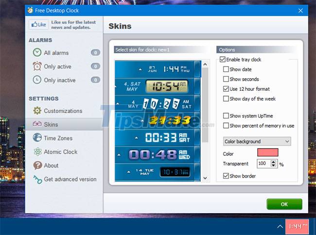How to customize the clock in the Windows system tray Picture 2