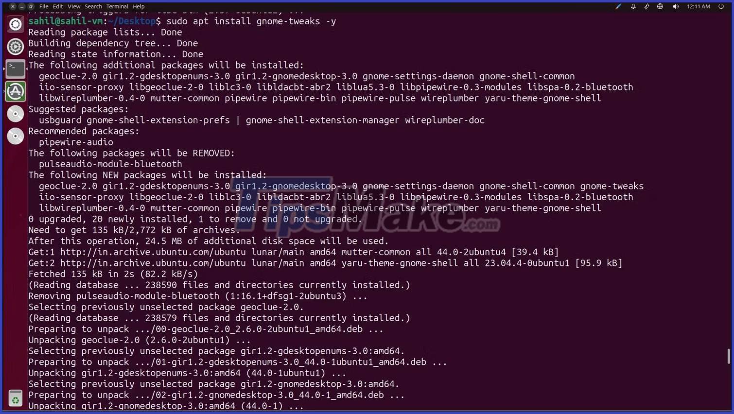 How to Customize Ubuntu 23.04 to Look Like macOS Picture 1