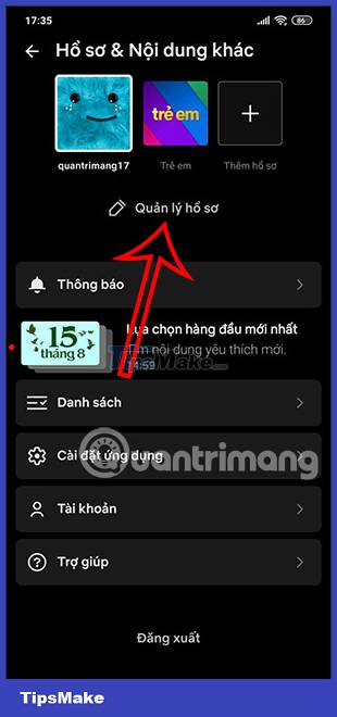How to delete Netflix profile quickly Picture 3