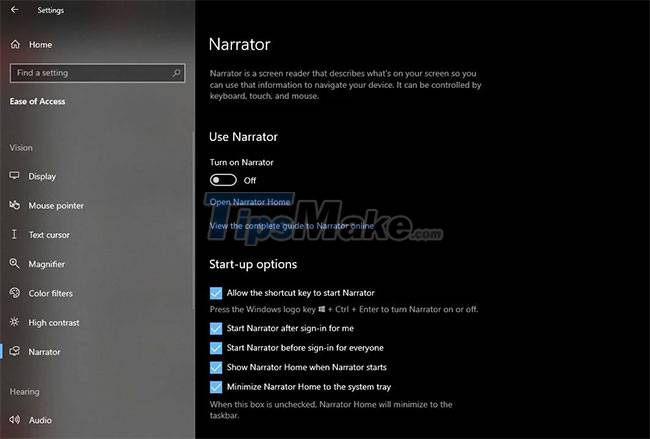 How To Disable Narrator On Windows 10/11 - TipsMake.com