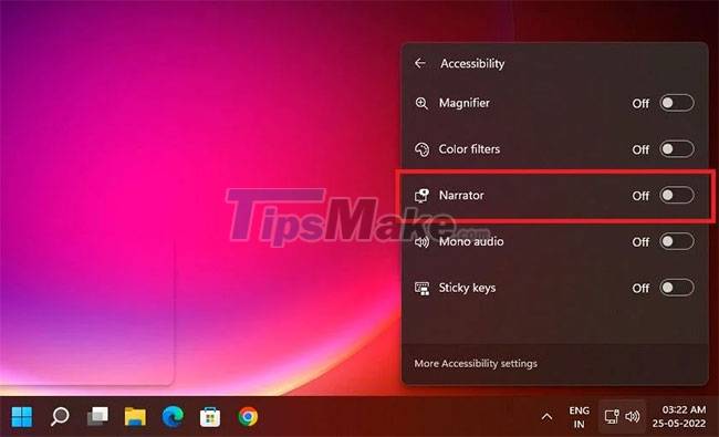 How to disable Narrator on Windows 10/11 Picture 8