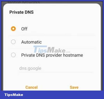 How to enable private DNS security on Android Picture 3