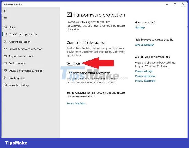 How to enable Ransomware Protection on Windows Picture 7