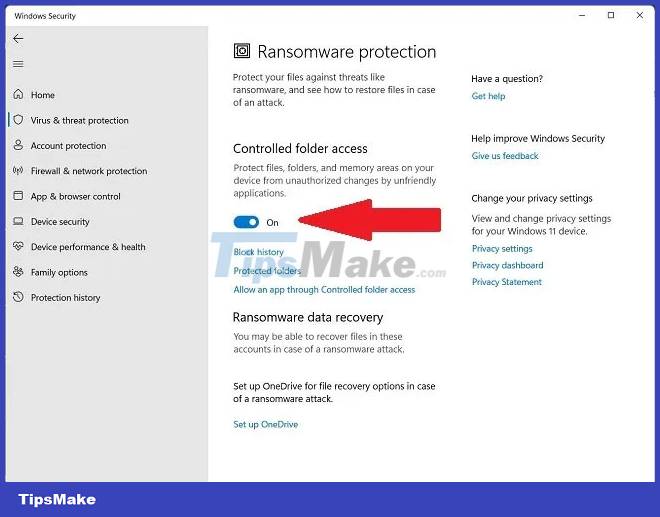 How to enable Ransomware Protection on Windows Picture 8