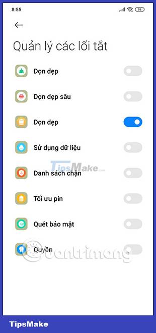 How to enable security shortcuts on Xiaomi phones Picture 3