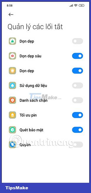 How to enable security shortcuts on Xiaomi phones Picture 4
