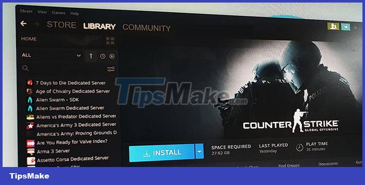 How To Fix Steam Not Recognizing Installed Games? - TipsMake.com