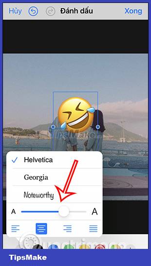 How to insert emoji into photos on iPhone is very simple Picture 10