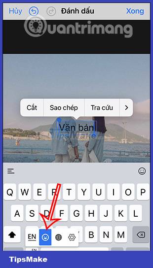 How to insert emoji into photos on iPhone is very simple Picture 7