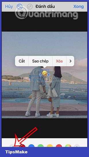 How to insert emoji into photos on iPhone is very simple Picture 9
