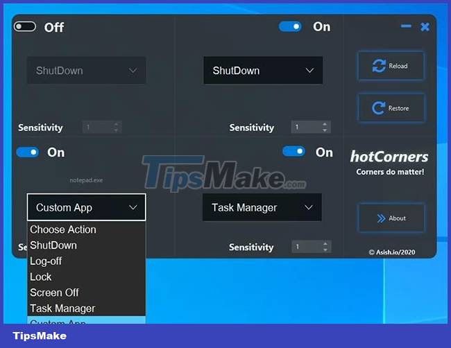 How to install Hot Corners for Windows 10 Picture 2