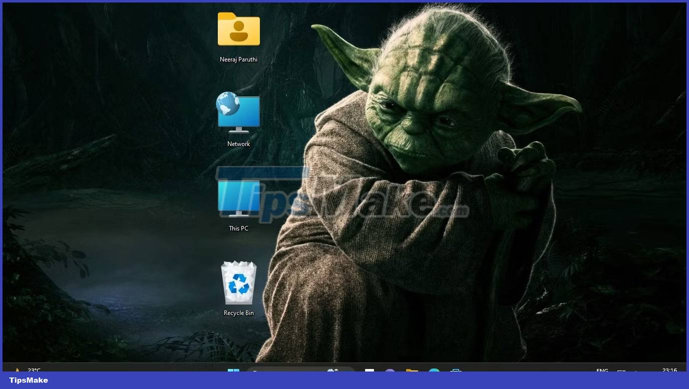 How to keep the default desktop icons and mouse pointer when changing the Windows 11 theme Picture 4