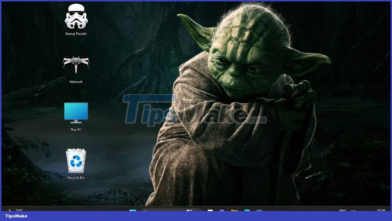 How to keep the default desktop icons and mouse pointer when changing the Windows 11 theme Picture 7