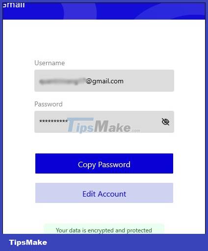 How to manage passwords on mPass Windows 10 - Secure account information Picture 9
