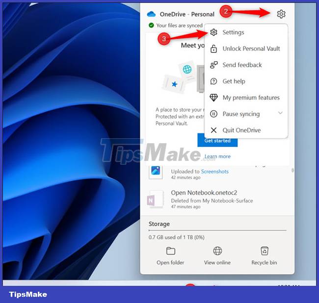 How to prevent OneDrive from syncing Windows desktop shortcuts Picture 1